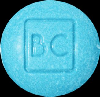 BlueChew round blue pill