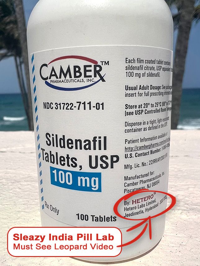 Camber - Sildenafil bottle