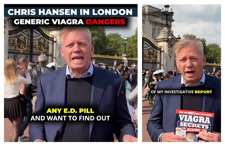 Chris Hansen in London