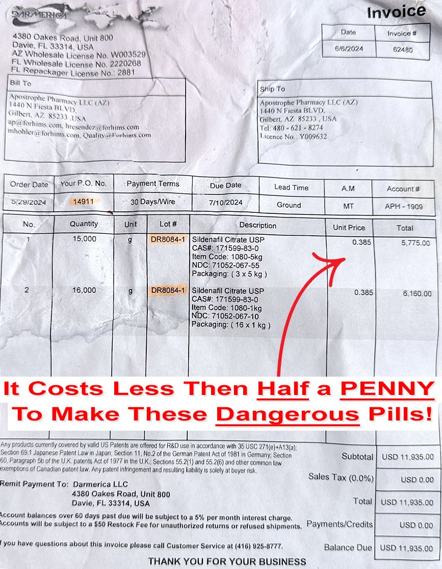 Hims invoice page 2 of 2