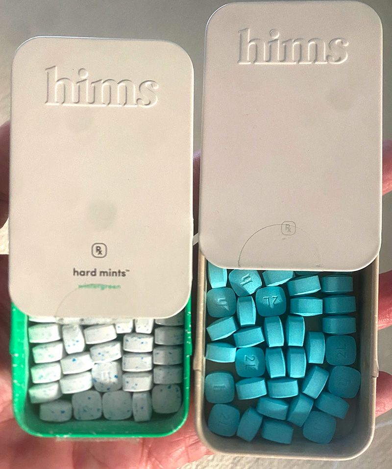 Hims mints boxes