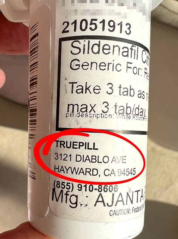 Hims - Sildenafil Truepill bottle