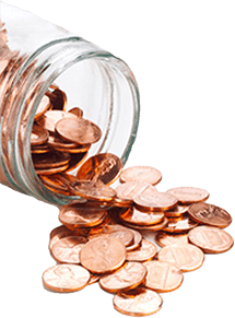 jar of pennies