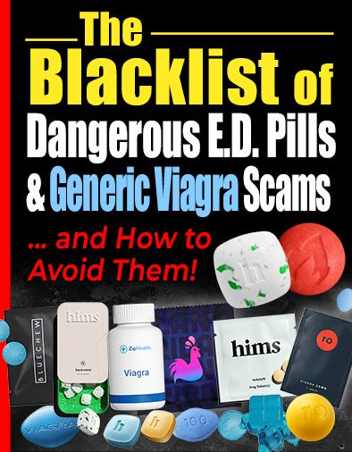 magazine cover -The Blacklist of Dangerous E.D. Pills