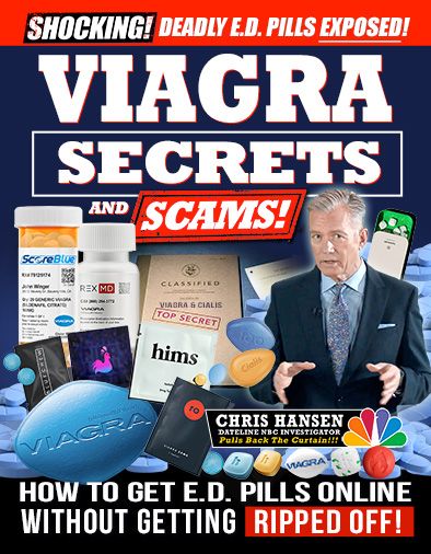 magazine cover - Viagra Secrets and Scams