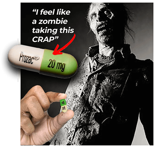 Prozac pill zombie