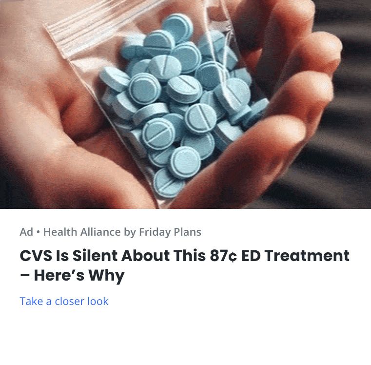 RexMD - CVS ad - pills in hand