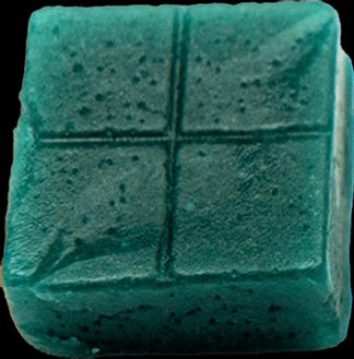 Rugiet - green square pill