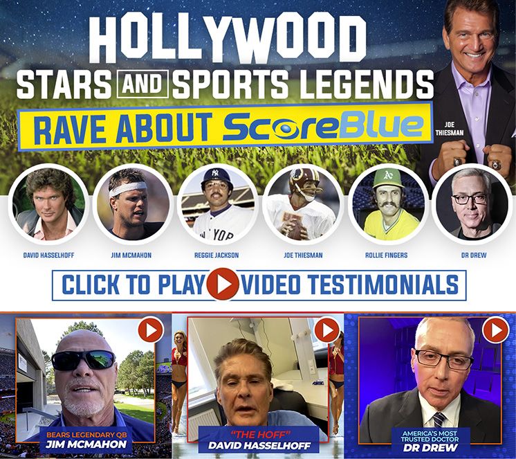 ScoreBlue - hollywood stars endorsements