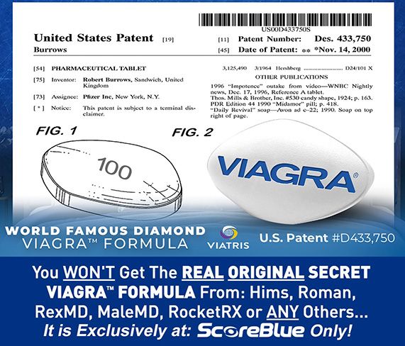 ScoreBlue Viagra patent