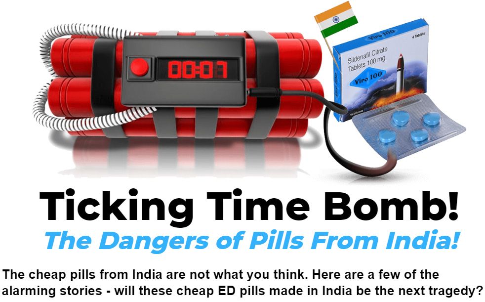 Ticking time bomb - the dangers of pills from India