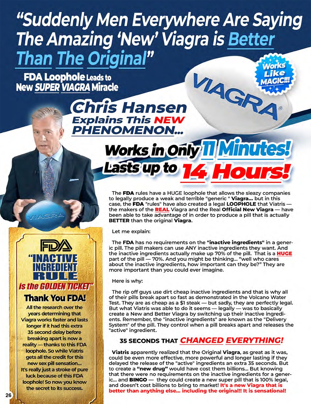 Viagra Secrets And Scams