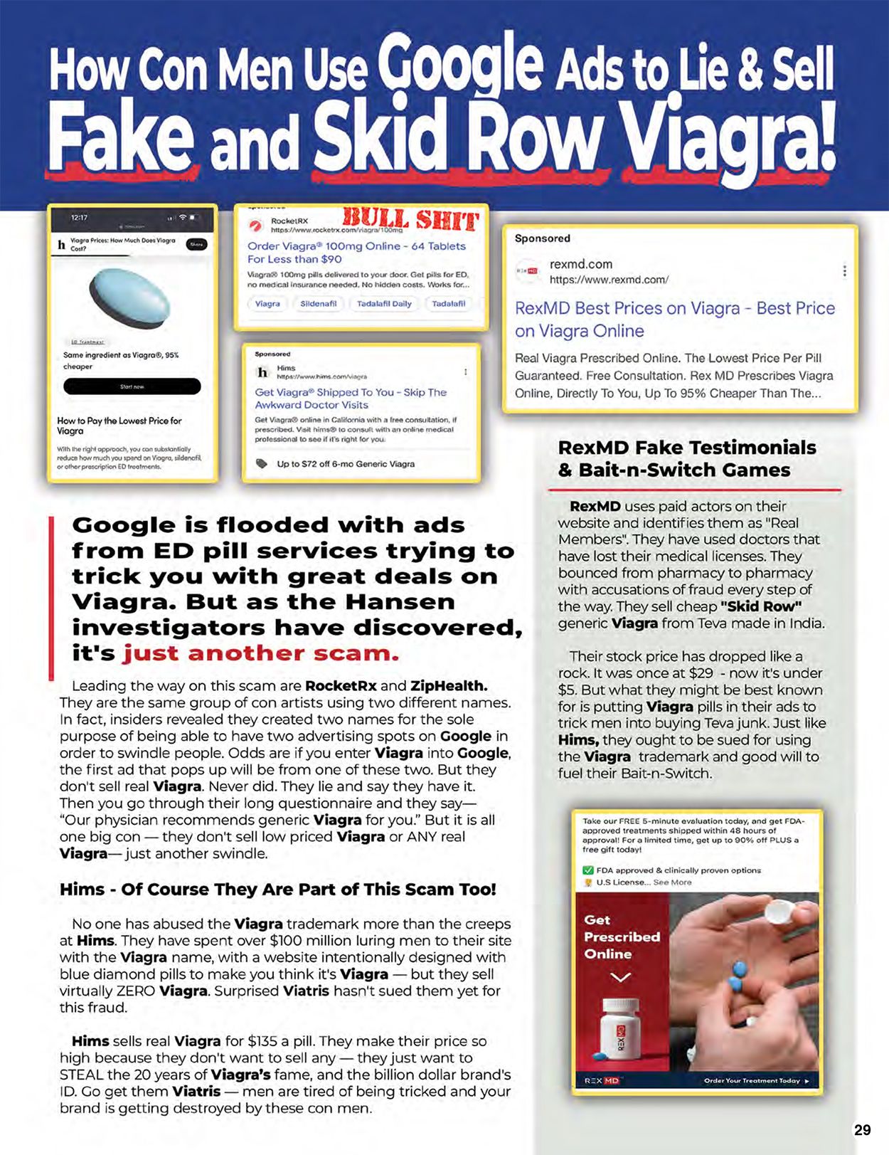 Viagra Secrets And Scams