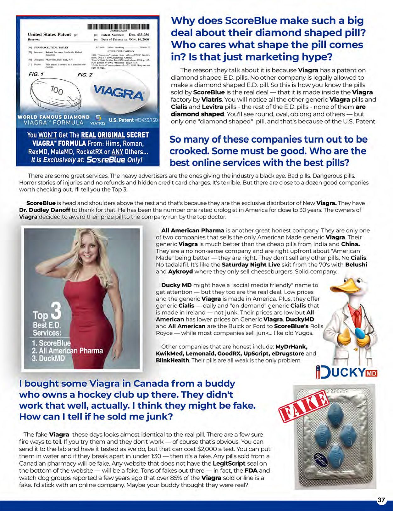 Viagra Secrets And Scams