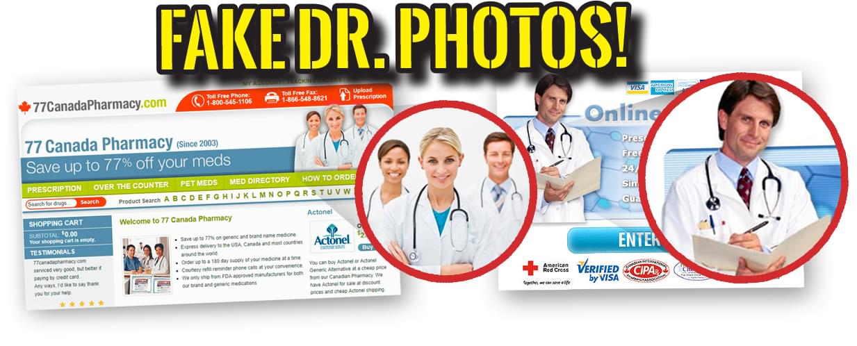 fake doctor photos